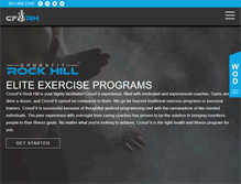 Tablet Screenshot of crossfitrockhill.com